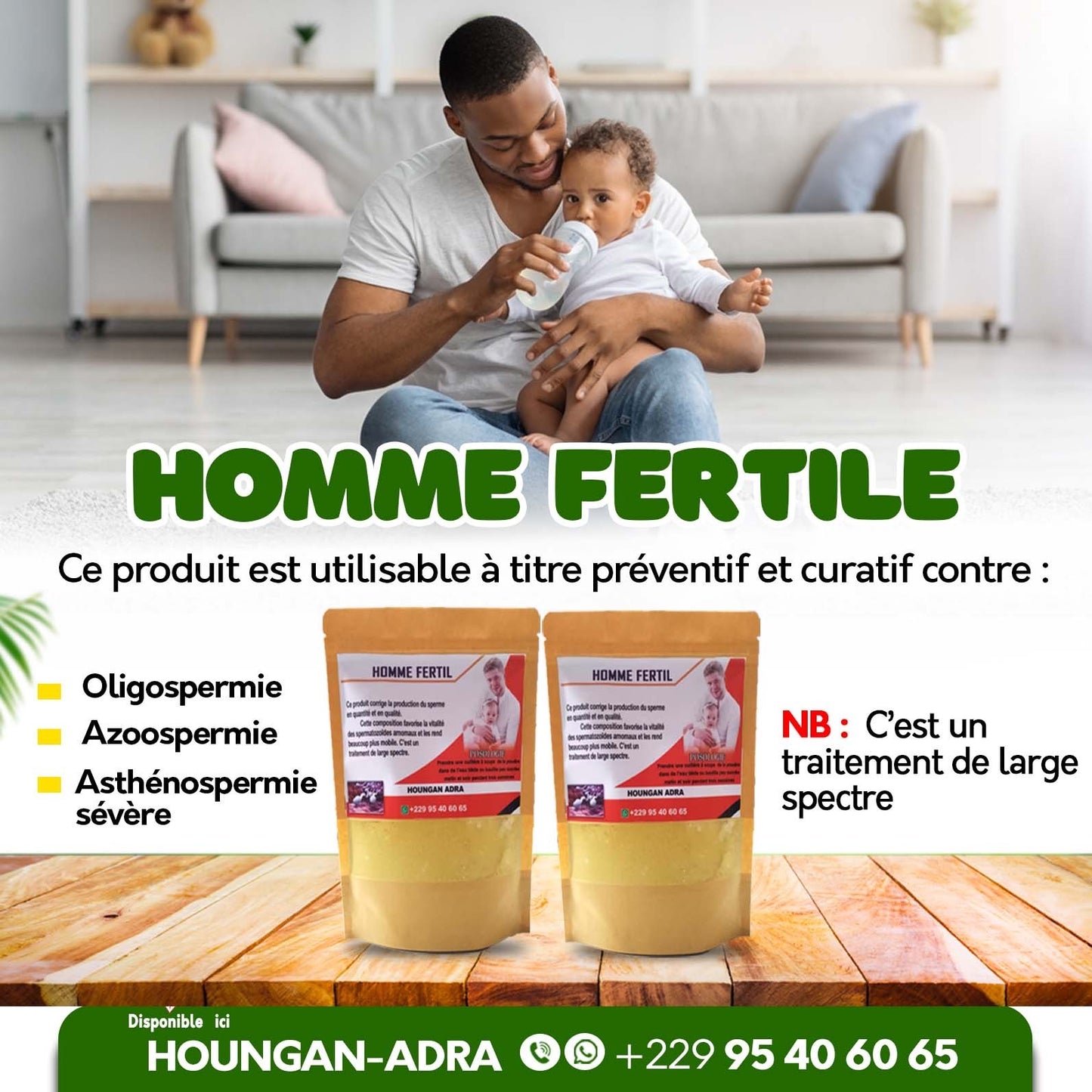 HOMME FERTILE. ⭐⭐⭐⭐⭐ 4.8