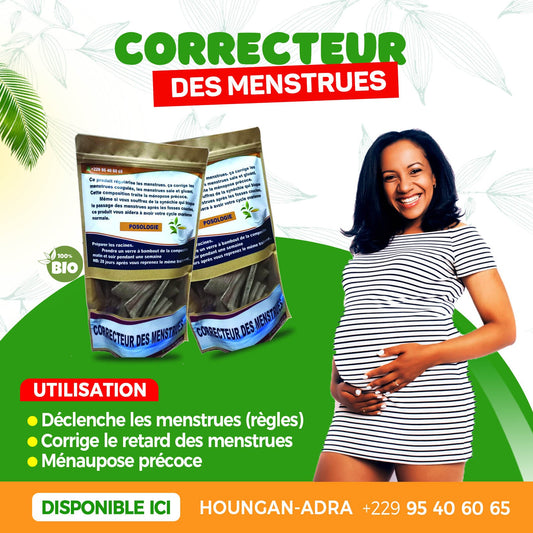 CORRECTEUR DES MENSTRUIES